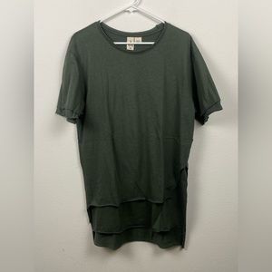 Urban Outfitters Distressed & Mock-layered Tee